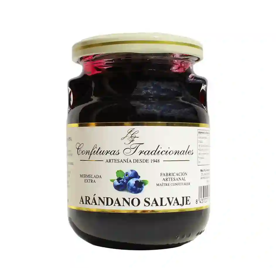 Confituras Tradicionales Mermelada Arándano Salvaje - Tarro 300 gr.