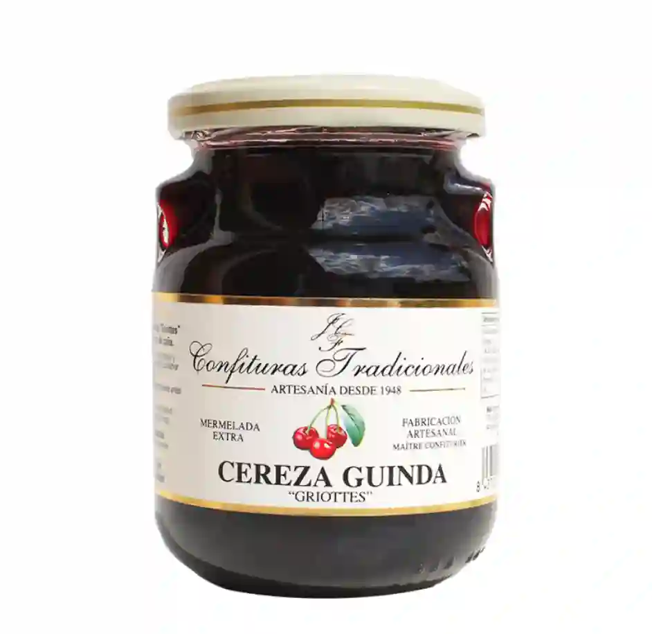 Confituras Tradicionales Mermelada Cereza Guinda "Griotte" - Tarro 300 Gr.
