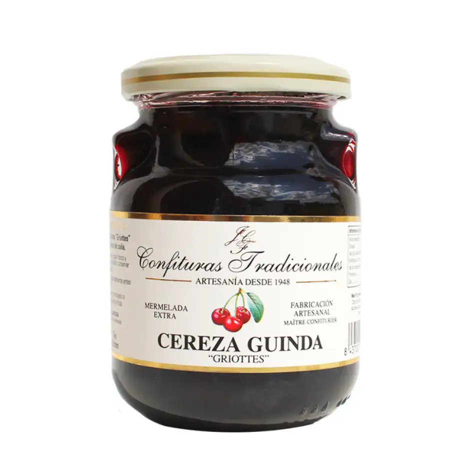 Confituras Tradicionales Mermelada Cereza Guinda "Griotte" - Tarro 300 Gr.