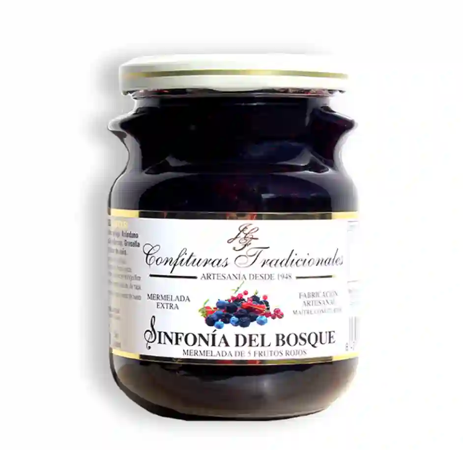 Confituras Tradicionales Mermelada Sinfonía del Bosque - Tarro 300 Gr.