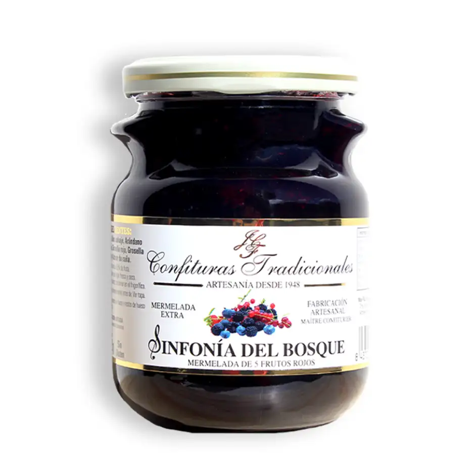 Confituras Tradicionales Mermelada Sinfonía del Bosque - Tarro 300 Gr.