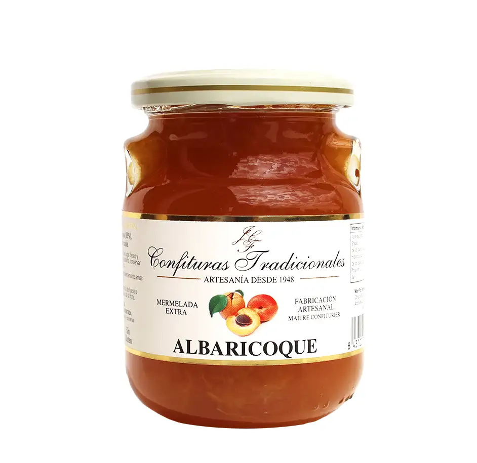 6x Confituras Tradicionales Mermelada Albaricoque - Tarro 300 Gr.