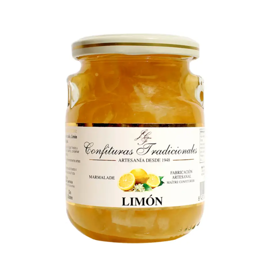 6x Confituras Tradicionales Mermelada Limón - Tarro 300 Gr.
