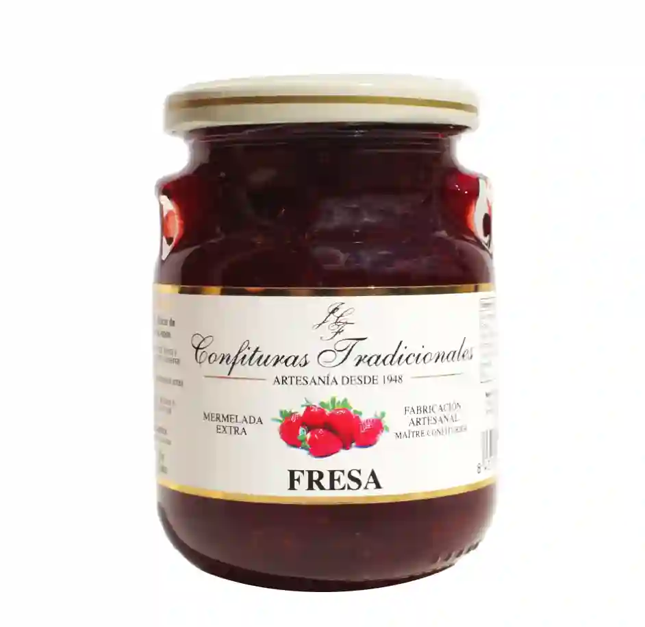 6x Confituras Tradicionales Mermelada Fresa - Tarro 300 Gr.