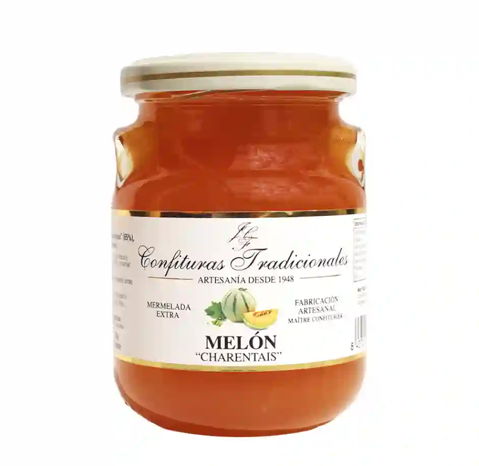 Confituras Tradicionales Mermelada Melón "Charentais" - Tarro 300 Gr.