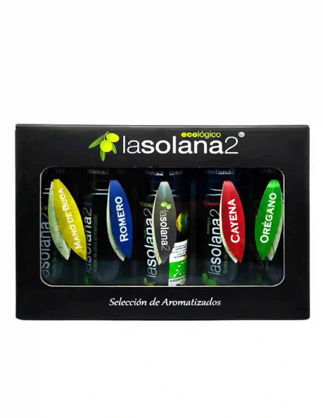 Lasolana2 Aceites Aromatizados - Estuche 5x100 ml.
