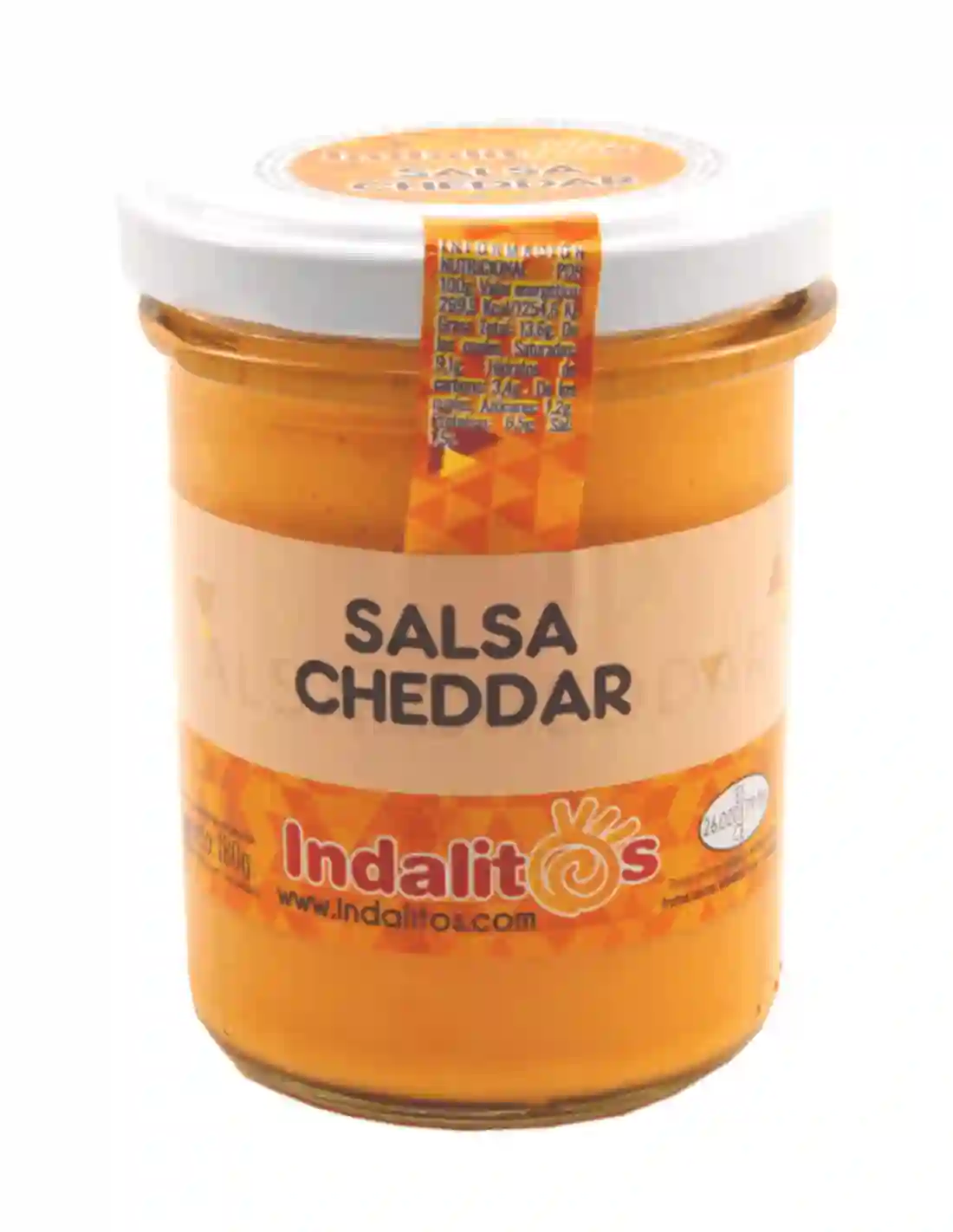 Indalitos Salsa Cheddar - Tarro 180 Gr.