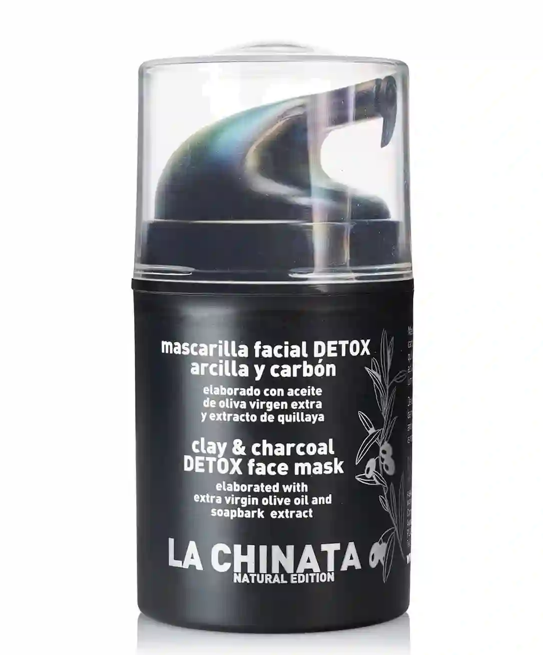 La Chinata mascarilla facial detox arcilla y carbón - Bote 50 ml