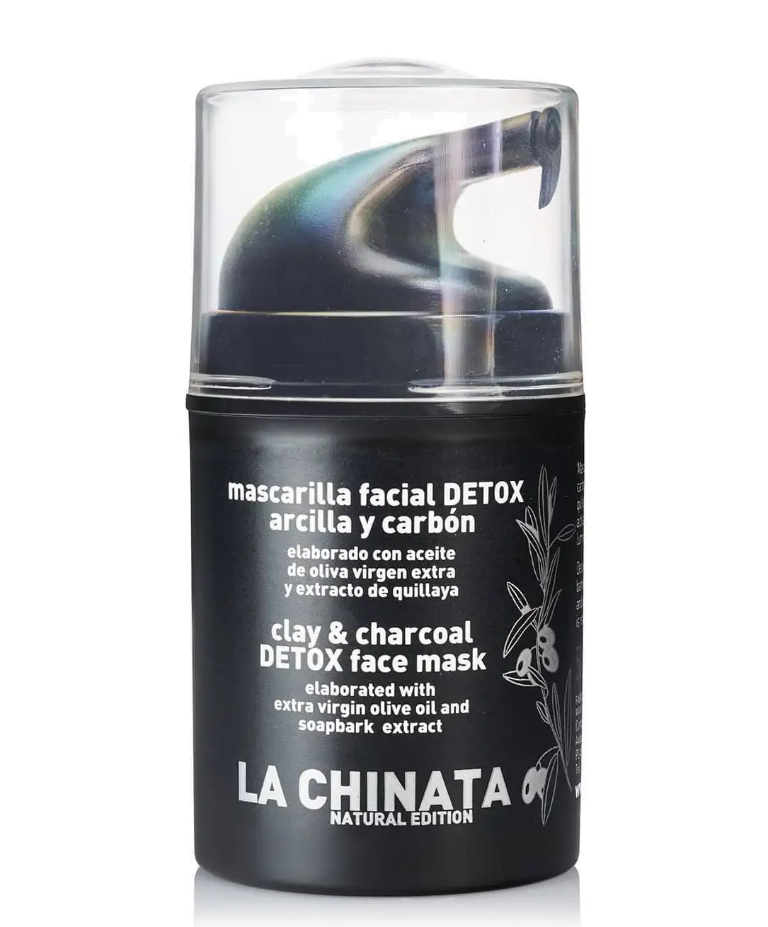 La Chinata mascarilla facial detox arcilla y carbón - Bote 50 ml