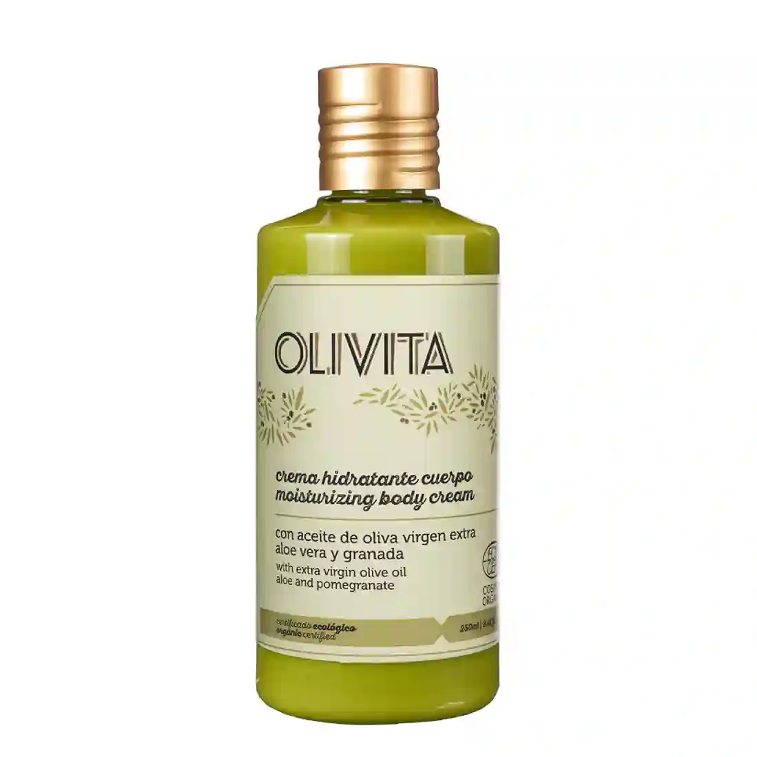 Olivita Crema Hidratante Cuerpo - Botella 250 ml.