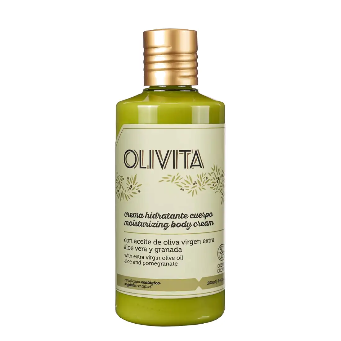 Olivita Crema Hidratante Cuerpo - Botella 250 ml.