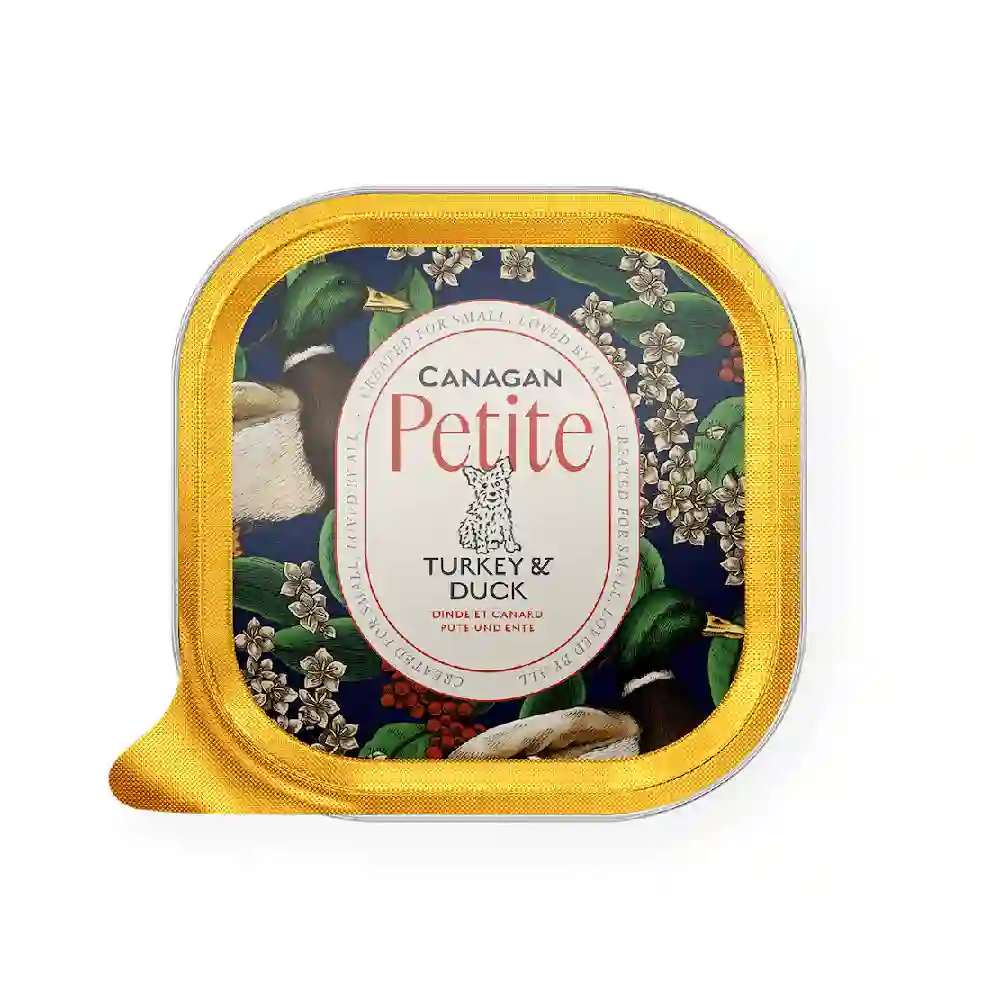 Canagan petite pavo y pato paté para perros 100g