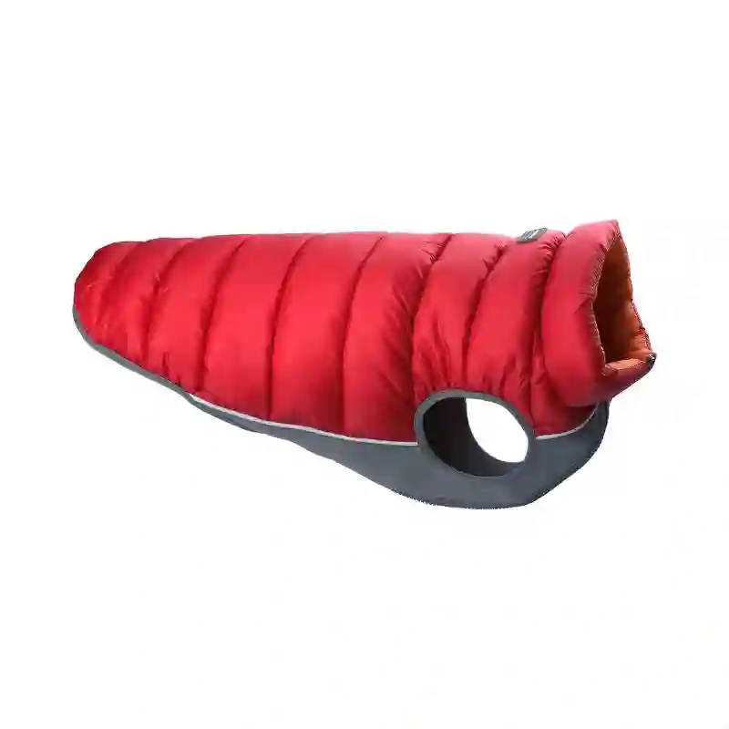 Chaqueta reversible flojo rojo/naranja