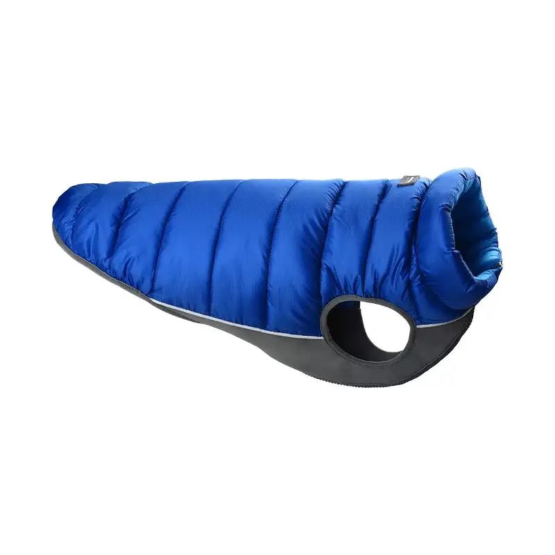 Chaqueta reversible fumador azul marino/turquesa
