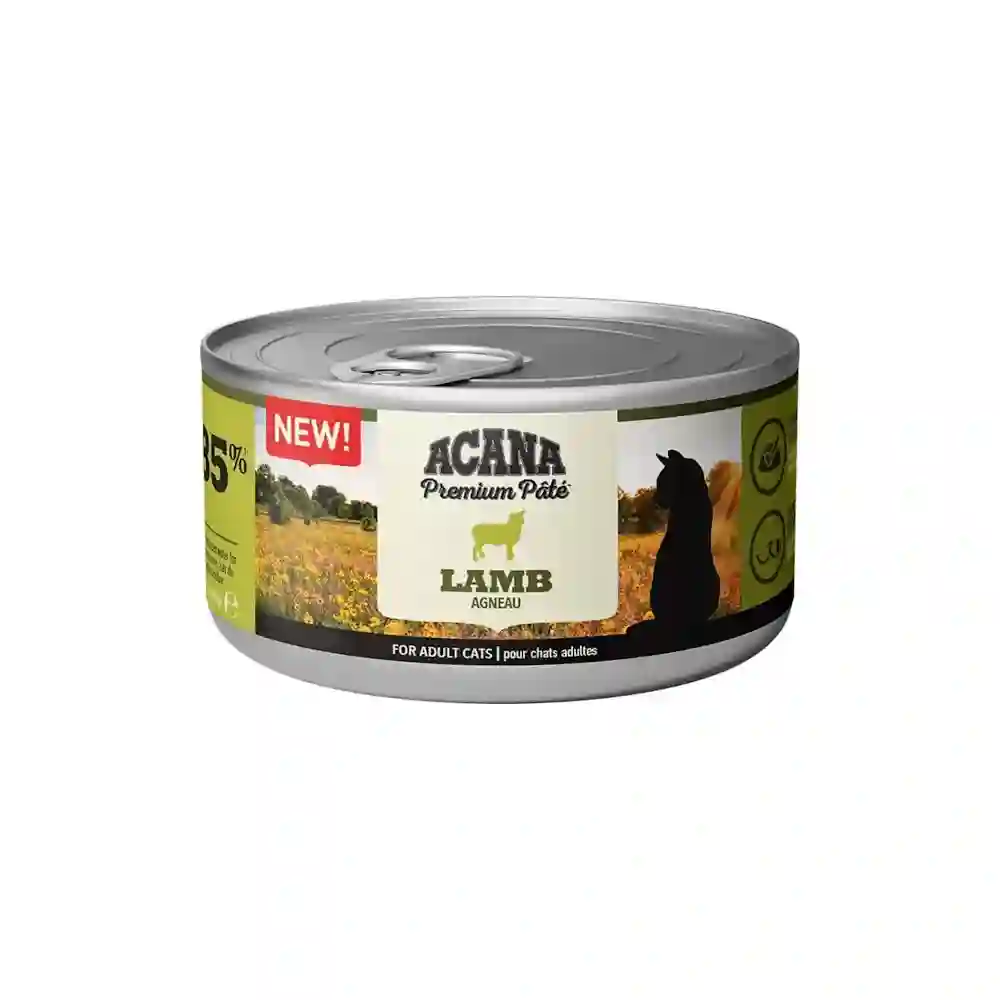 Acana felino lata premium paté de cordero 85g
