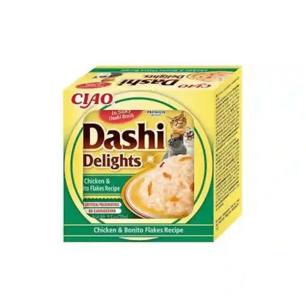 Churu Cat Dashi Delights Pollo Con Bonito 70G