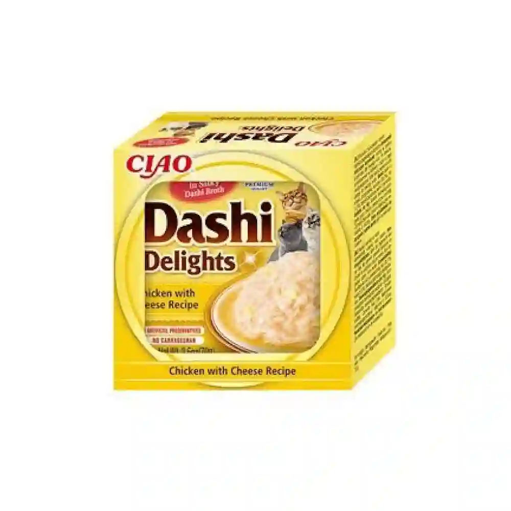 Churu Cat Dashi Delights Pollo Con Queso 70G