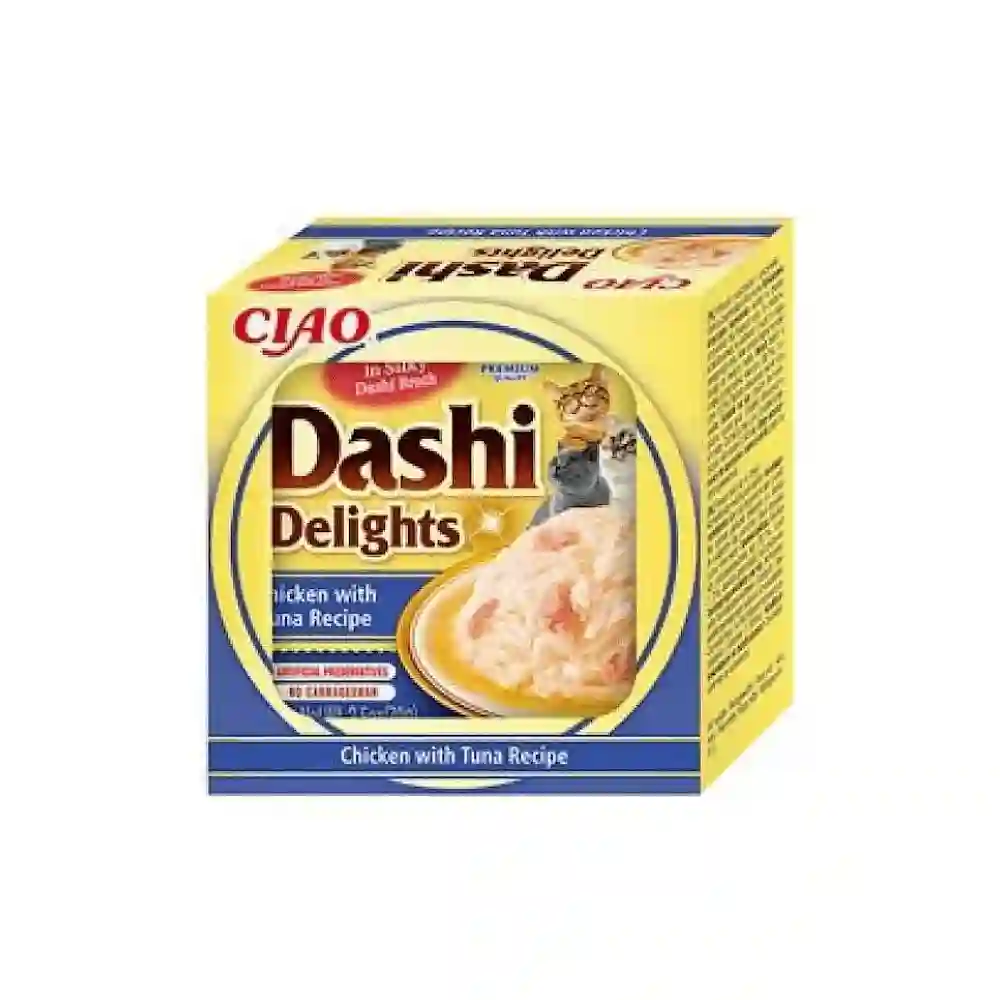 Churu Cat Dashi Delights Pollo Con Atún 70G