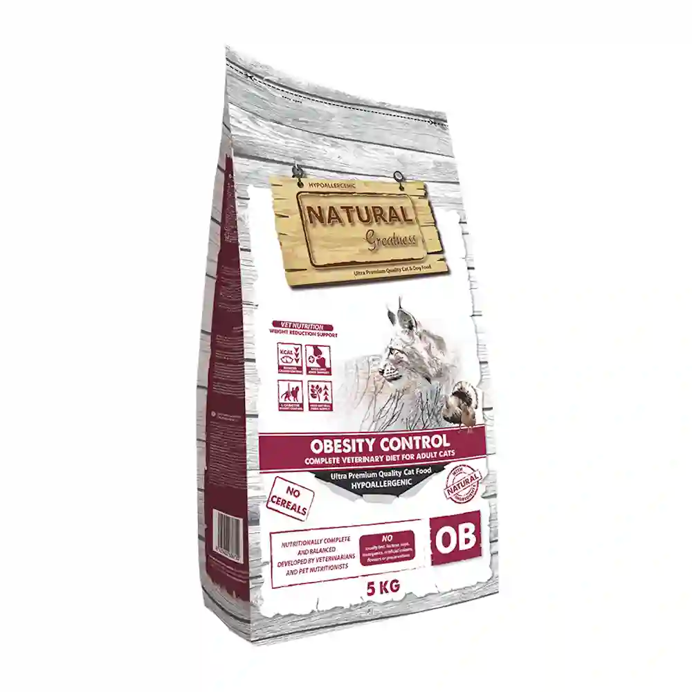 Grandeza natural receta obesidad para gatos