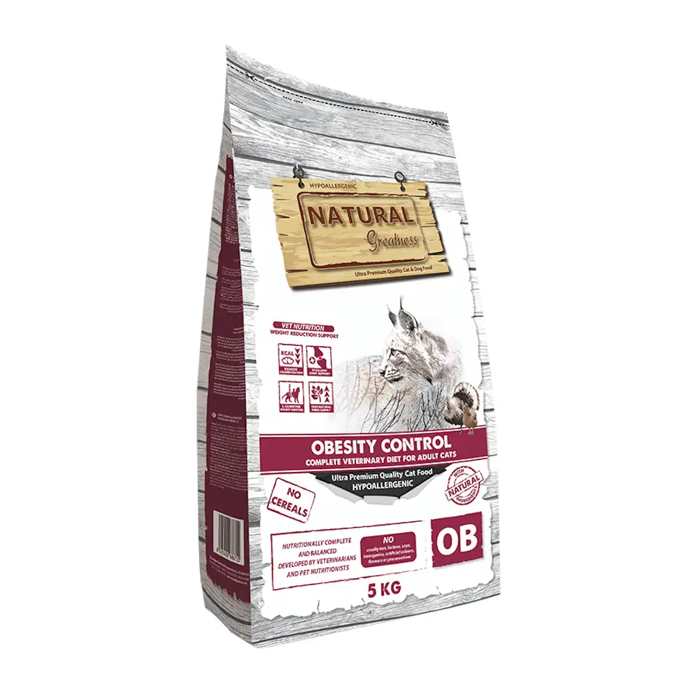 Grandeza natural receta obesidad para gatos