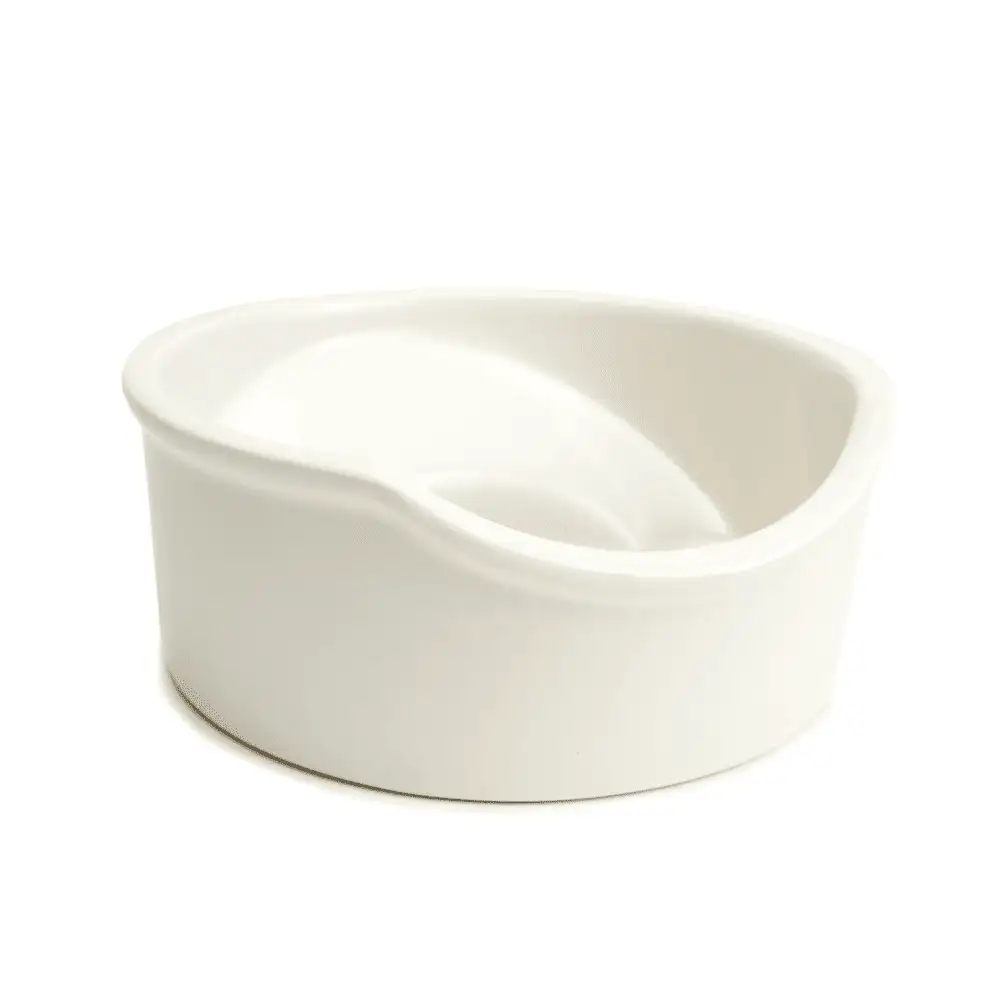 Comedero Con inclinacia a 45º Blanco (16,5 cm Ø)