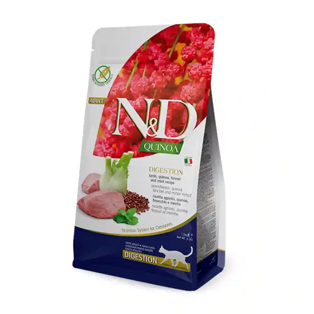 Farmina Cat nd quinua digestión Cordero 1,5 kg