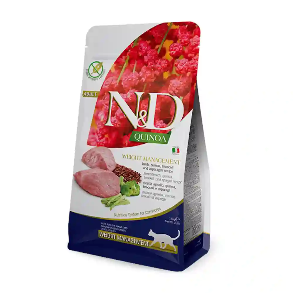 Farmina Cat ND Quinoa Weight Management Cordero 1,5Kg