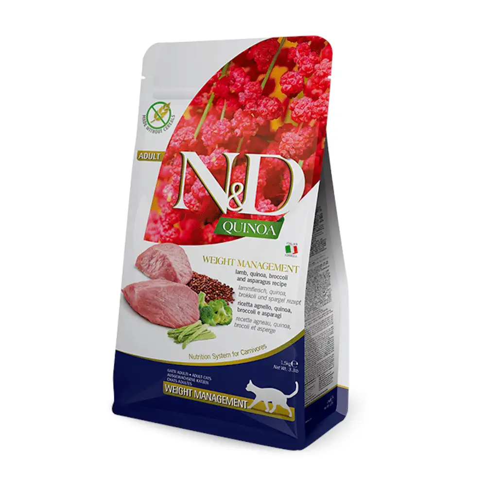 Farmina Cat ND Quinoa Weight Management Cordero 1,5Kg
