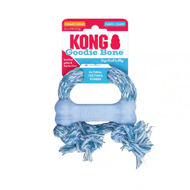 Kong Goodie Bone Con Cuerda Para Cachorros