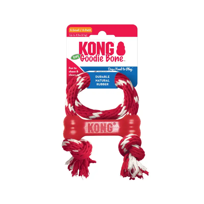 Kong Goodie Bone Con Cuerda