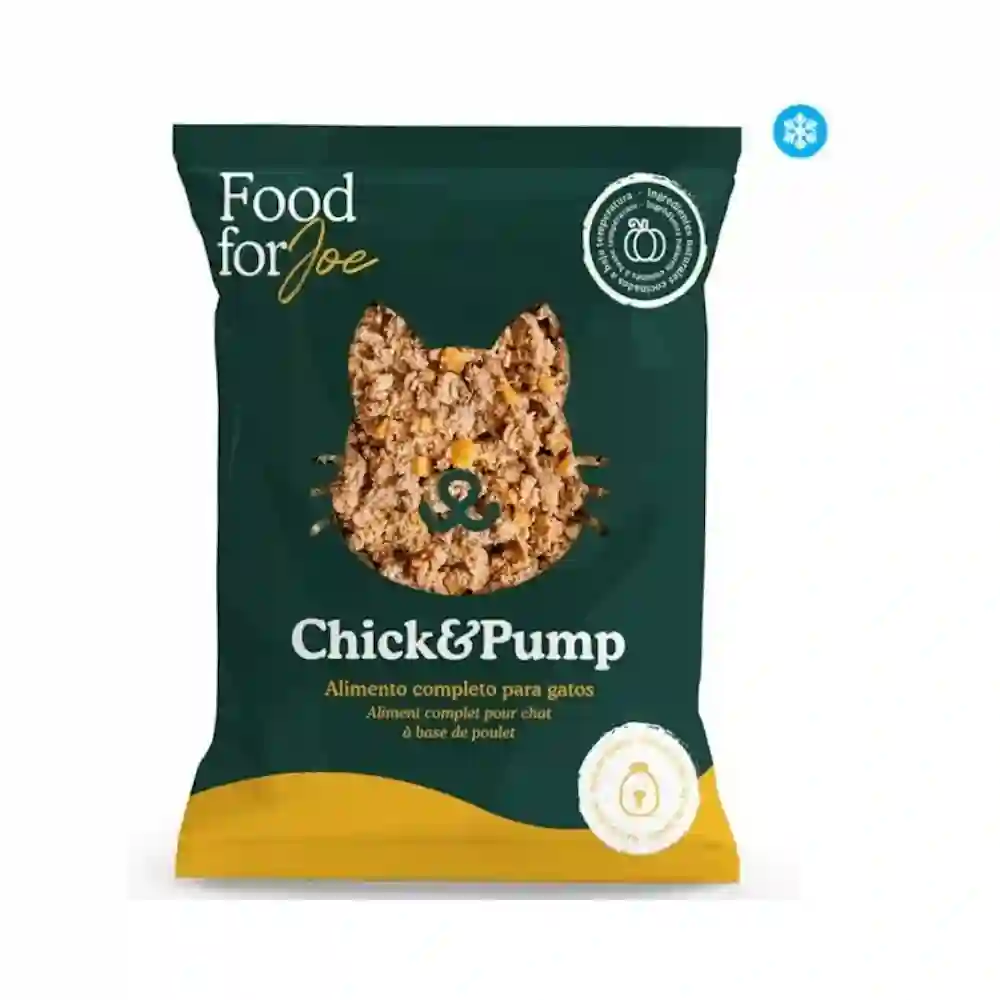 Alimentos para el menú de Joe Chick & Bump de Pollo Para Gatos 200g