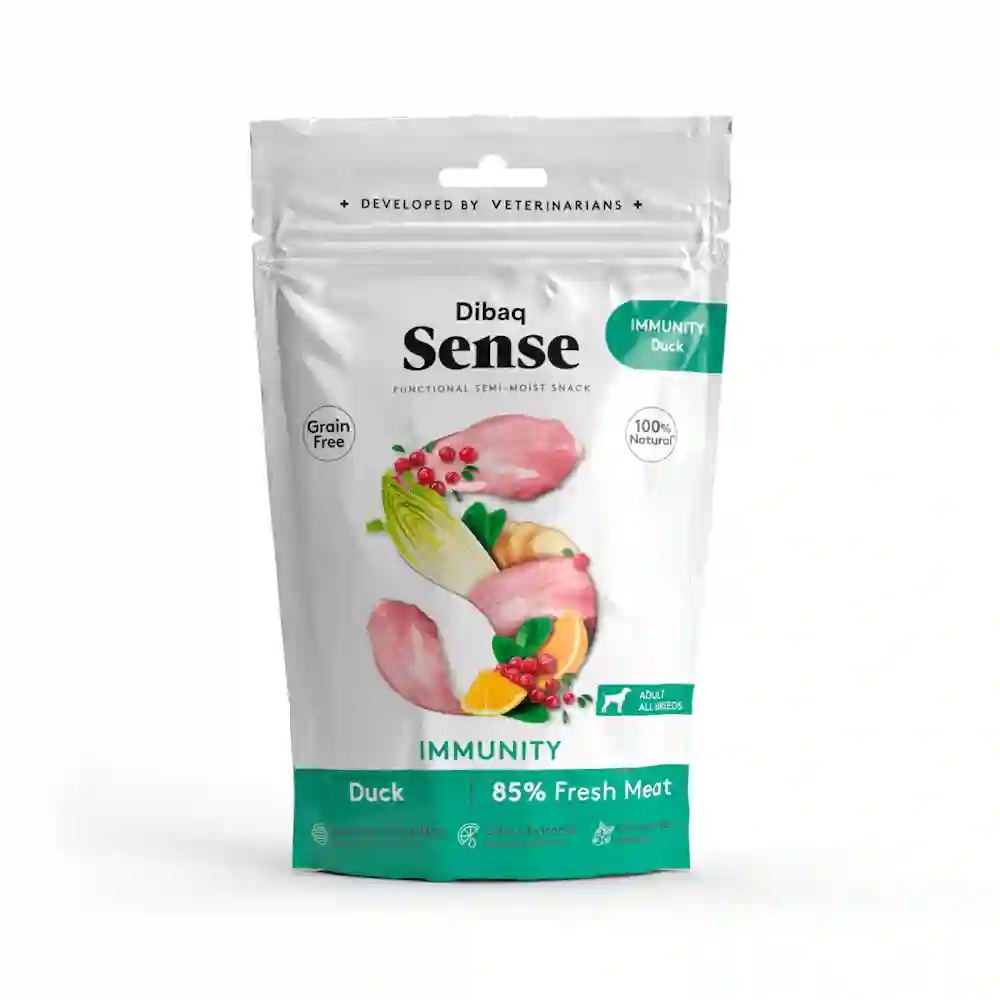 Dibaq Sense Snack Funcional Inmunidad Pato 100G
