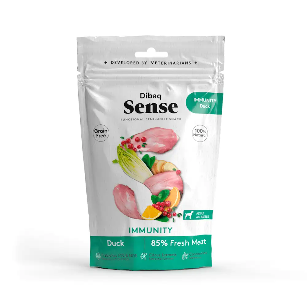 Dibaq Sense Snack Funcional Inmunidad Pato 100G