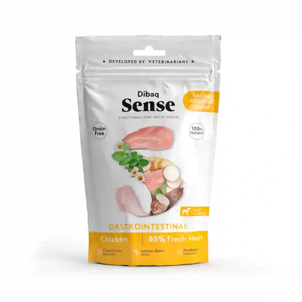 Dibaq Sense Snack funcional Pollo gastrointestinal 100G
