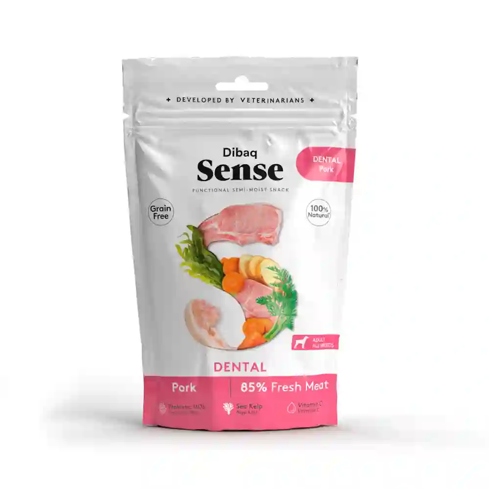Dibaq Sense Snack funcional Dental Cerdo 100G