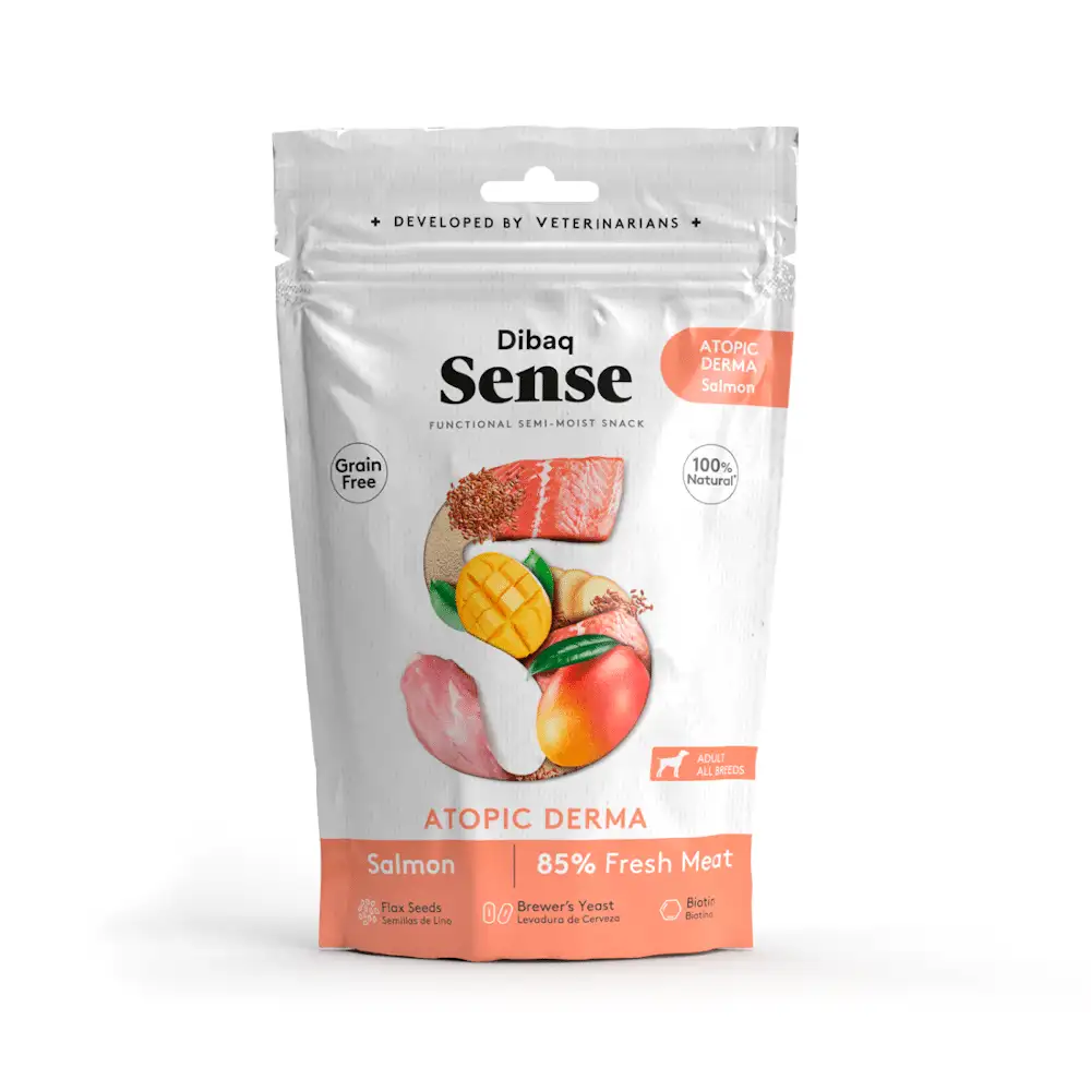 Dibaq snack funcional atópico derma salmón 100g