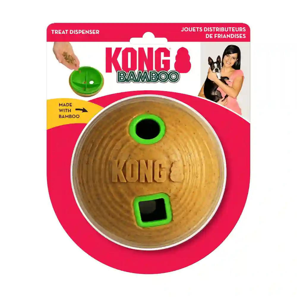 Alimentador de bambú de kong bola m