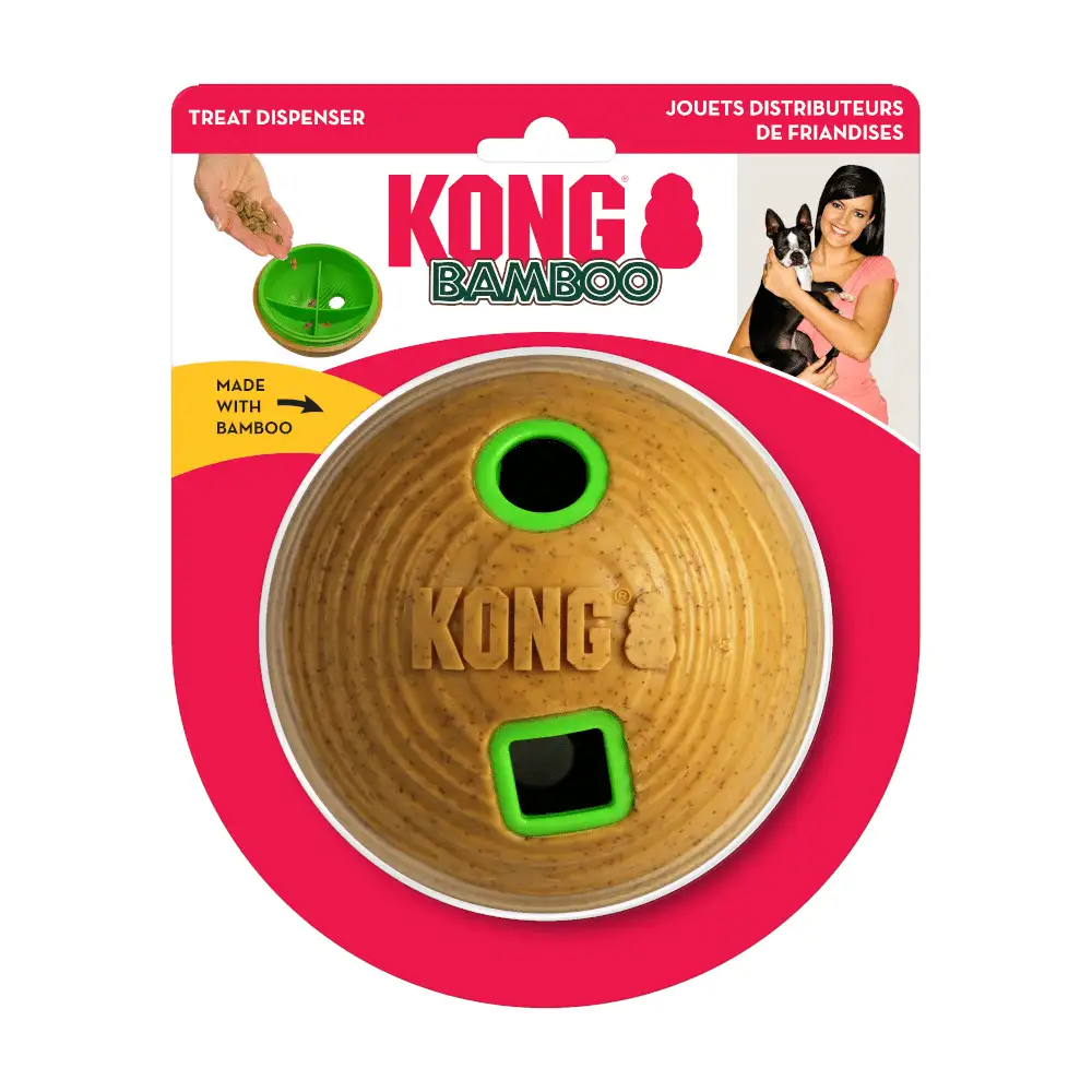 Alimentador de bambú de kong bola m