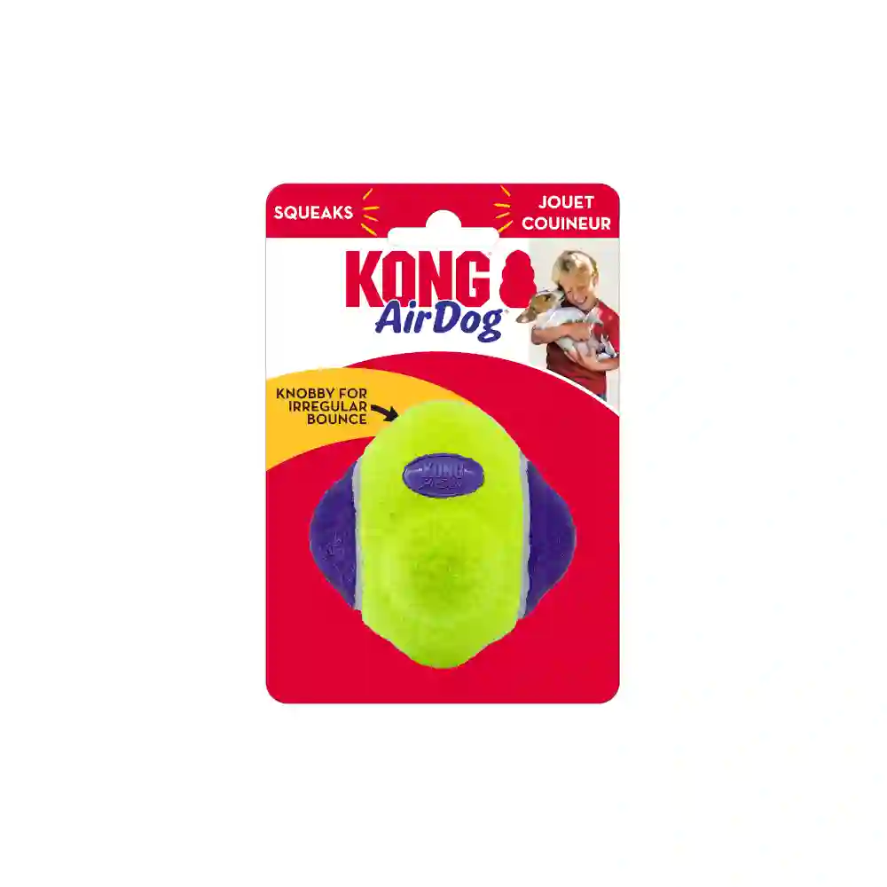 Kong Airdog Squeaker Knobby Pelota