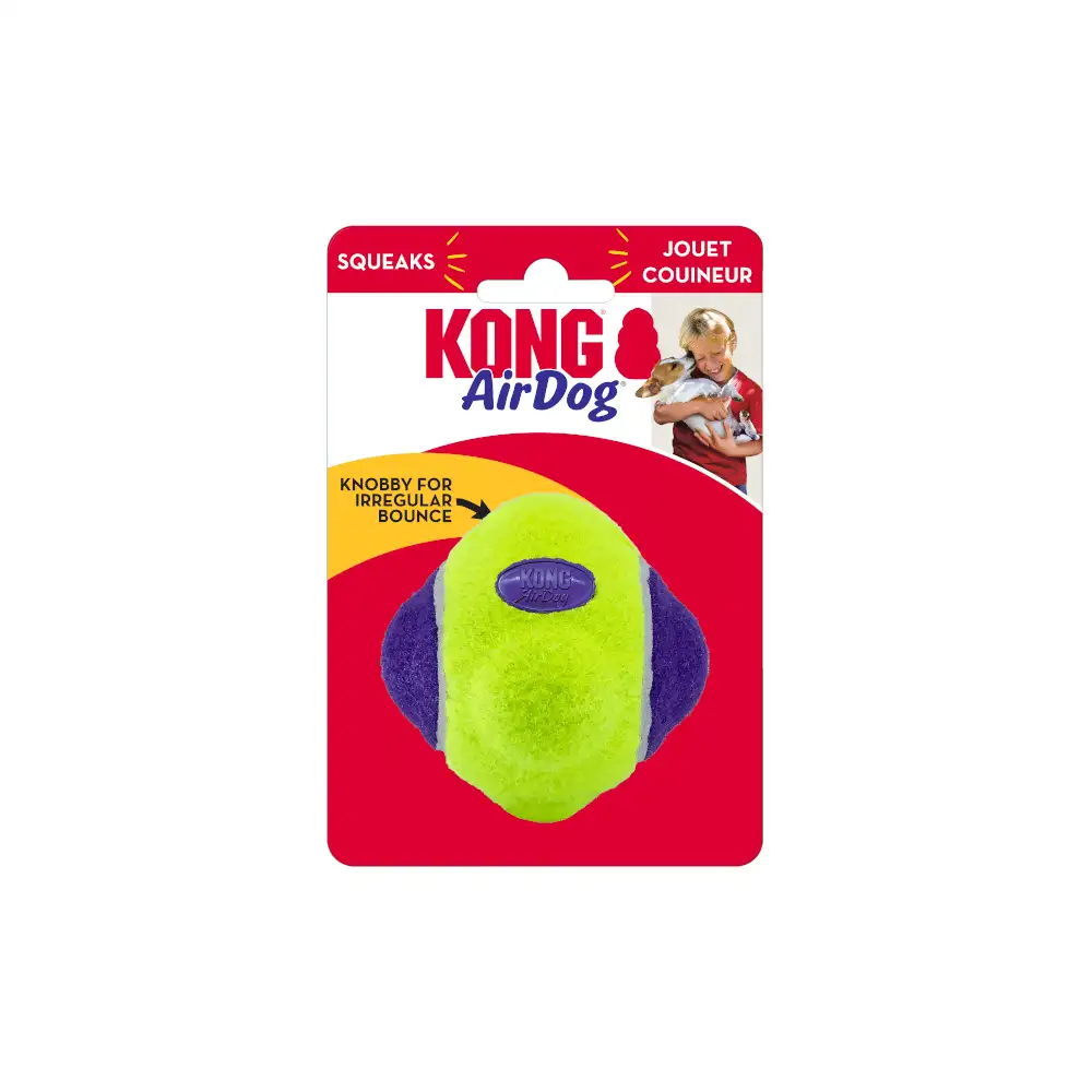 Kong Airdog Squeaker Knobby Pelota