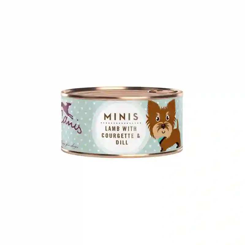 Terra Canis Lata Mini Grain Free Cordero Con Calabacín y Zanahoria 100g