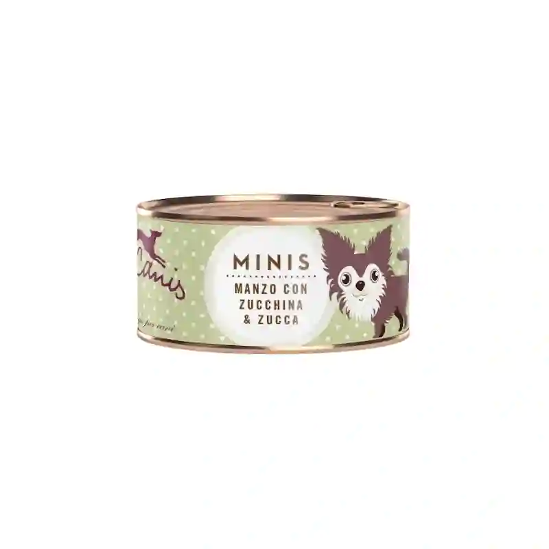 Terra Canis Lata Mini Grain Free Buey Con Calabacín y Calabaza 100g
