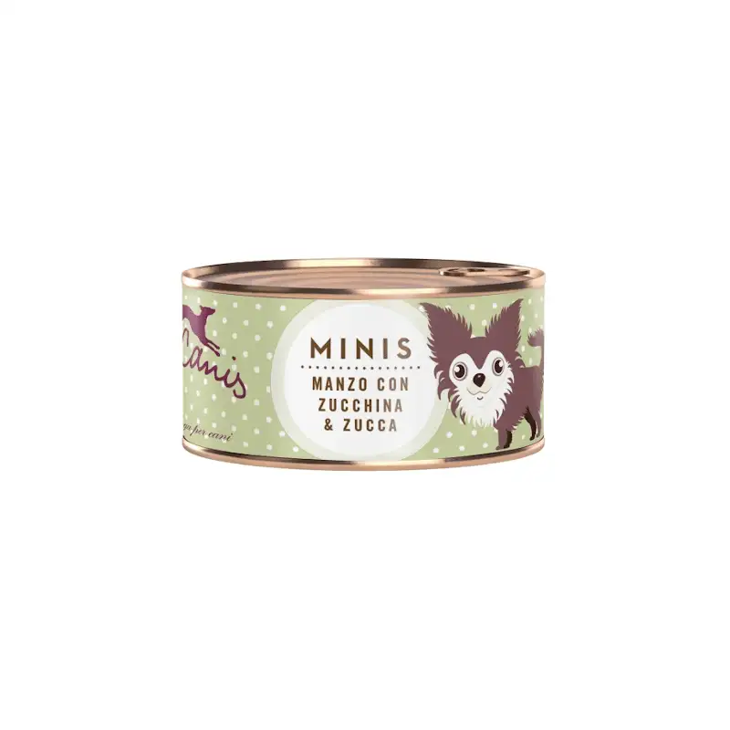 Terra Canis Lata Mini Grain Free Buey Con Calabacín y Calabaza 100g