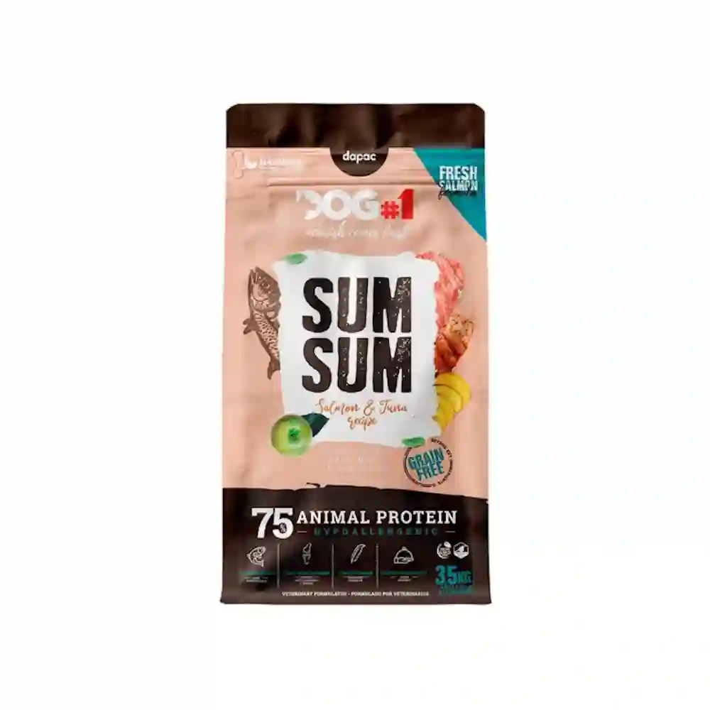 Sumsum Grain Free Salmón y Atún para Perros