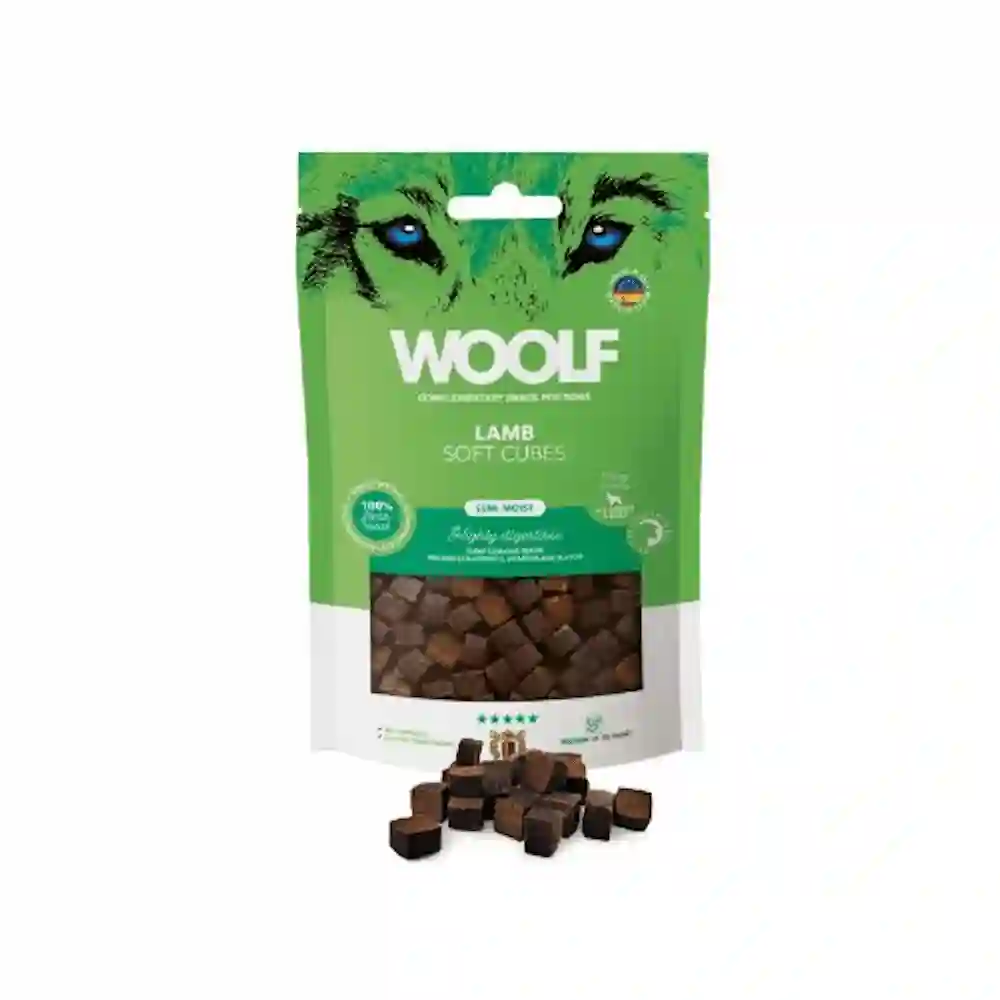 Snack de cubos de lana Semihúmico Cordero 100G