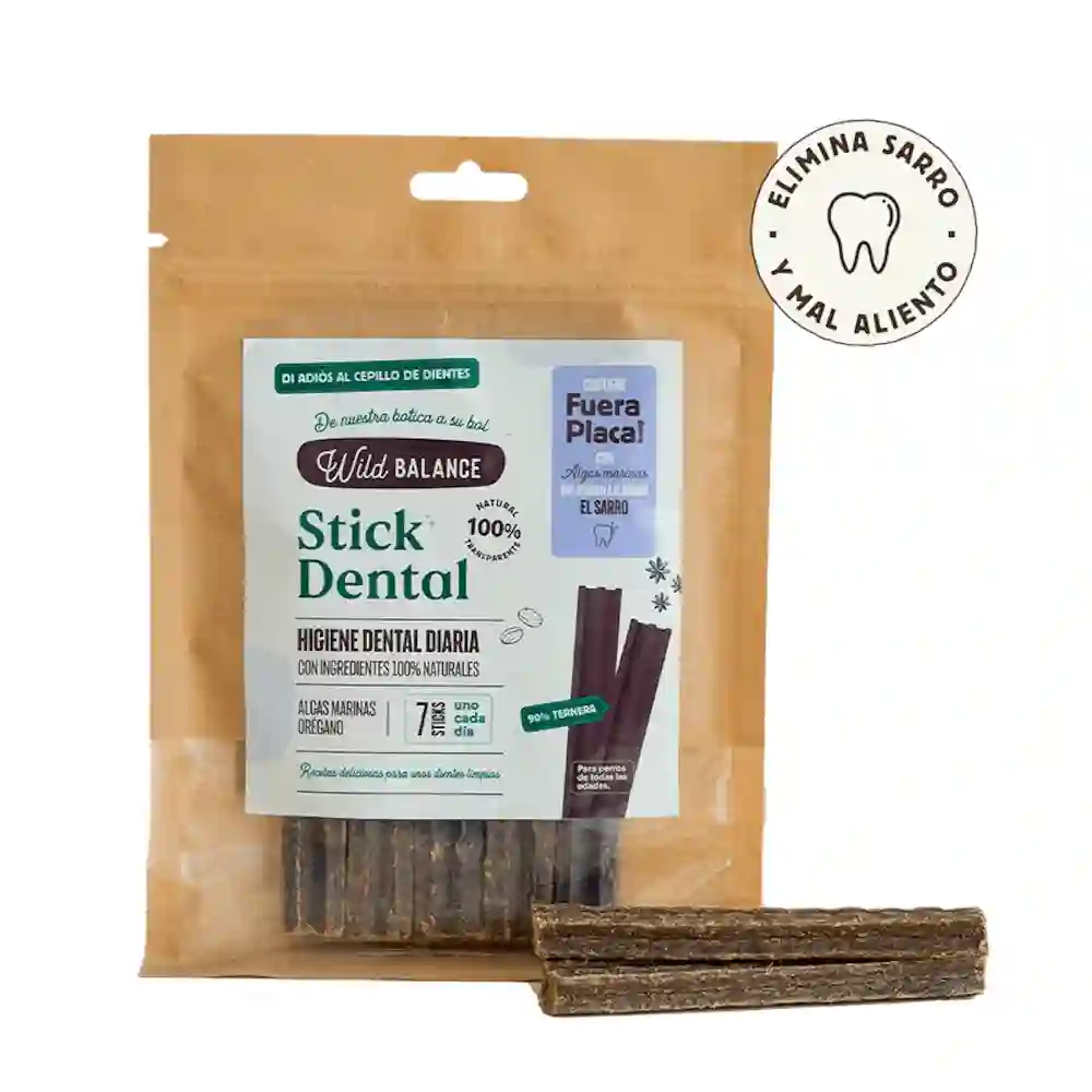 Wild Balance Sticks Dentales de ternera 7uds