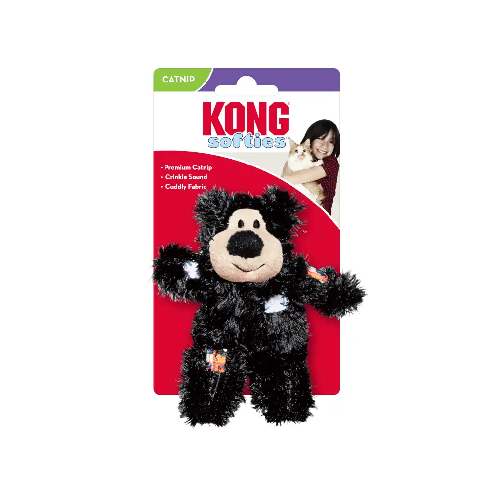 Kong Softies Oso Patchwork para gatos