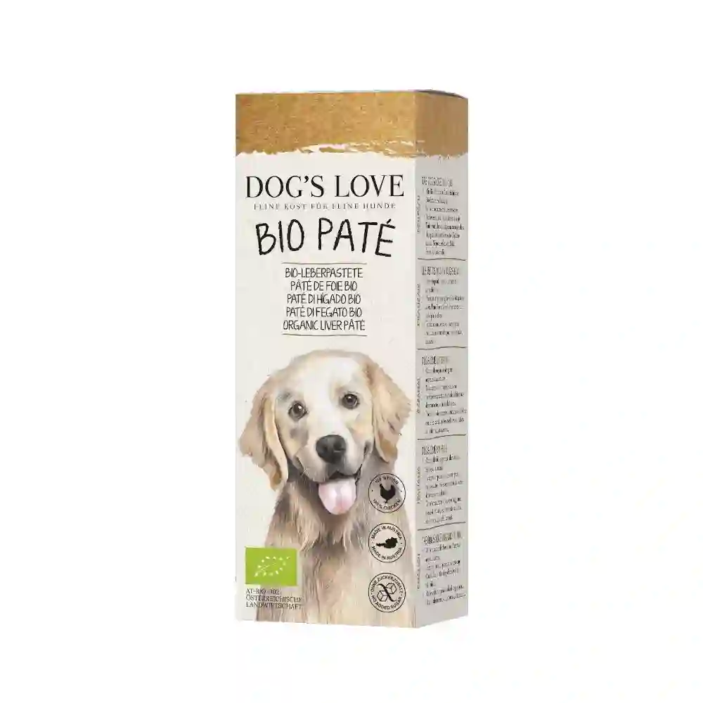 El amor del perro Paté de Hígado de Pollo bio para perros 80g