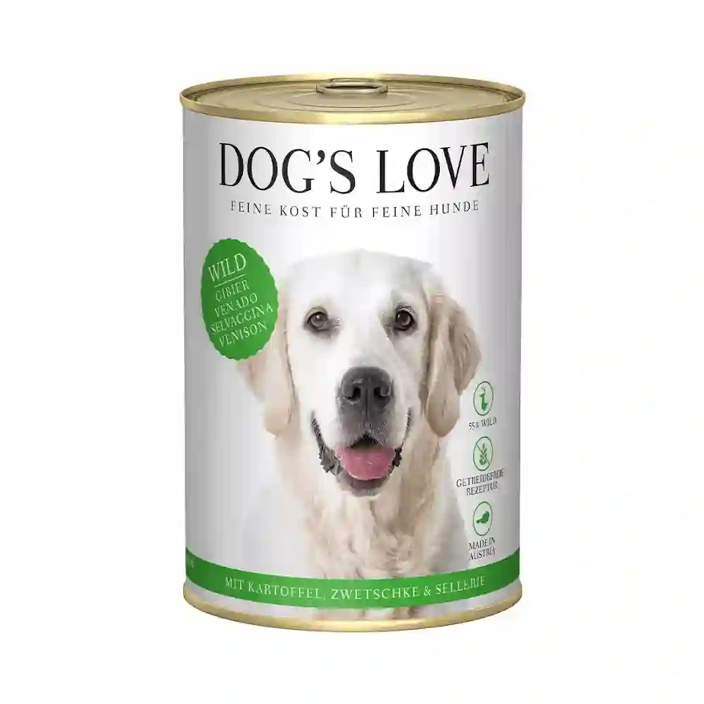 Amor del perro Lata Venado para Perros