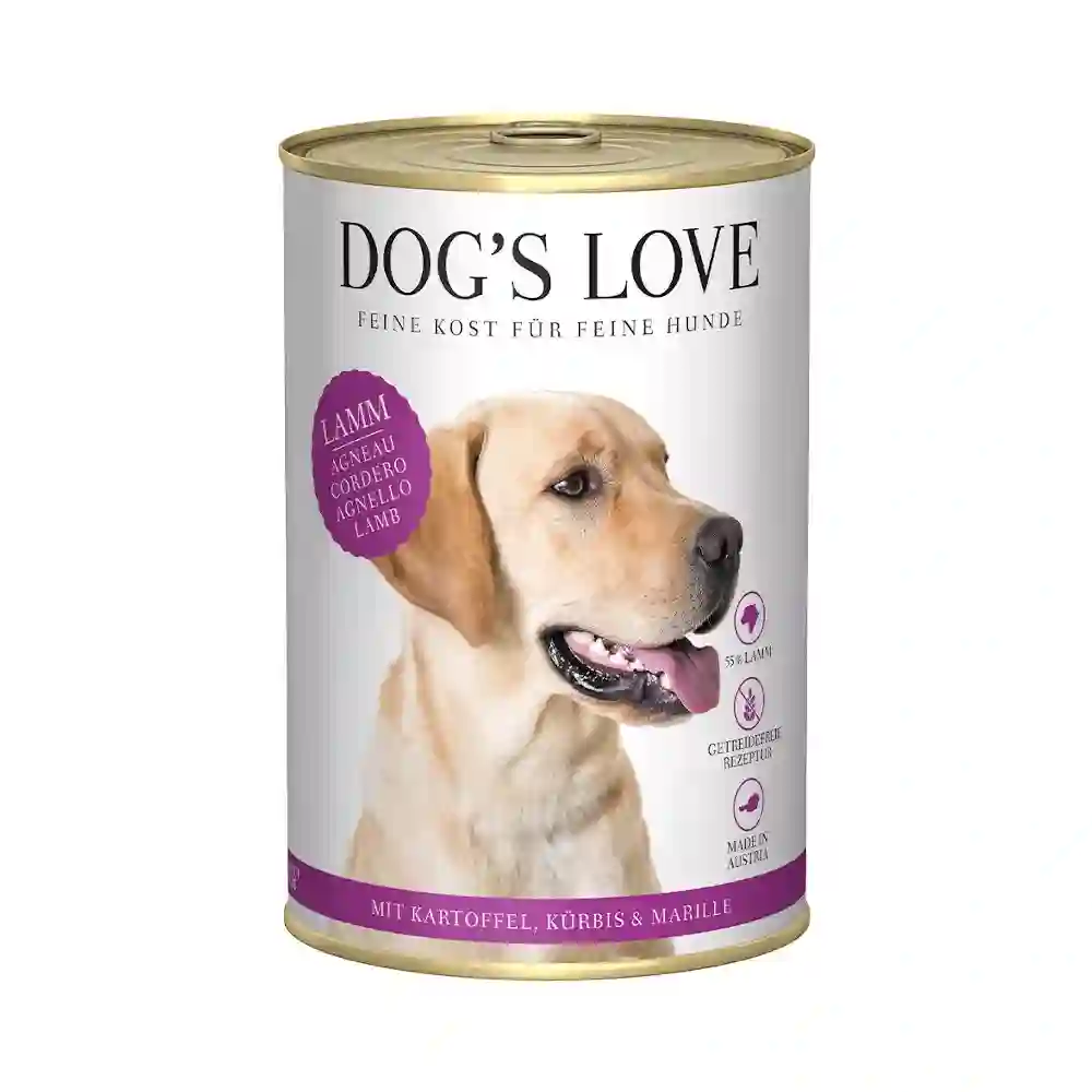 Amor del perro Lata Cordero para Perros